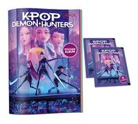 KPOP DEMON HUNTERS Album con 2 Bustine + Poster in Omaggio, Starter Pack, Offical Stickers Netflix