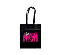 Pyramid International K-POP DEMON HUNTERS (SAJA BOYS) BLACK TOTE BAG - Reusable Eco-Friendly Tote Bag for Shopping, Work, or Everyday Use