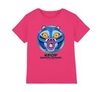 KPOP Demon Hunters Cartoon Derpy Save The Date T-Shirt Bambini, Rosa Acceso, 12-13 A