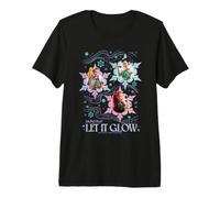 KPOP Demon Hunters Christmas Huntrix Let It Glow Maglietta Premium