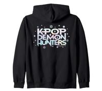 KPOP Demon Hunters Christmas Snowflake Logo Felpa con Cappuccio