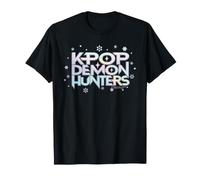 KPOP Demon Hunters Christmas Snowflake Logo Maglietta