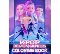 KPOP DEMON HUNTERS COLORING BOOK: 50 Big Coloring Pages for Kids Teens, Featuring Fantasy Kpops Characters, Perfect for Birthday, Any Occasion