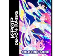 KPOP DEMON HUNTERS COLORING BOOK: Jumbo Easy K-pop Demons Hunters with 50+ Design For Kids Teens Adults, Perfect for Any Occasions