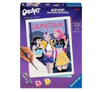 KPop Demon Hunters CreArt Paint By Numbers Painting Set Huntrix Ravensburger