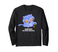 KPop Demon Hunters Cute Derpy Tiger Cartoon Maglia a Manica