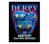 Kpop Demon Hunters Da Collezioneprint Framed Poster Derpy Pyramid International