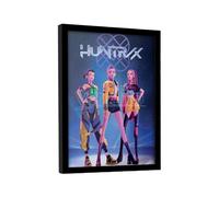 Quadro kpop demon hunters huntrix - arte fandom