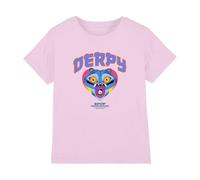 KPOP Demon Hunters - Derpy Collegic Kids T Shirt, Light Pink, 5-6