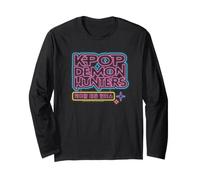 KPOP Demon Hunters Glowing Lights Logo Maglia a Manica