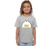 KPOP Demon Hunters - Hello Friend Derpy Letter Kids T Shirt, Heather Grey, 3-4