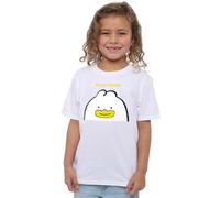 KPOP Demon Hunters - Hello Friend Derpy Letter Kids T Shirt, White, 12-13