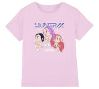 KPOP Demon Hunters - Huntrix Chibi Group Kids T Shirt, Light Pink, 7-8