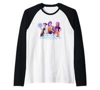KPOP Demon Hunters Huntrix Group Ufficialmente Autorizzato Maglia con Maniche Raglan