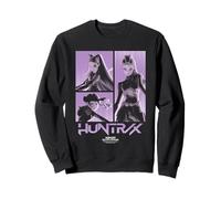 KPOP Demon Hunters Huntrix Huntr/X Band Grid Back Felpa