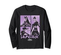 KPOP Demon Hunters Huntrix Huntr/X Band Grid Back Maglia a Manica