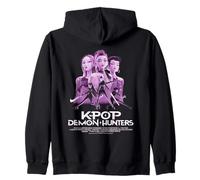 KPOP Demon Hunters Huntrix Huntr/X Billboard Poster Back Felpa con Cappuccio