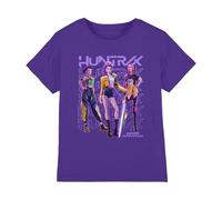 KPOP Demon Hunters Huntrix Huntrx Golden Trio Pose T-Shirt Bambini, Viola, 7-8 A