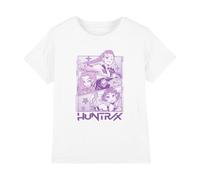KPOP Demon Hunters Huntrix Huntrx Manga Panels Trio T-Shirt Bambini, Bianco, 5-6 A