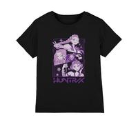 KPOP Demon Hunters Huntrix Huntrx Manga Panels Trio T-Shirt Bambini, Nero, 5-6 A