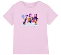 KPOP Demon Hunters - Huntrix KPOP Group Kids T Shirt, Light Pink, 9-11