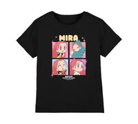 KPOP Demon Hunters - Huntrix Mira Chibi Boxes Kids T Shirt, Black, 7-8