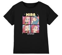 KPOP Demon Hunters - Huntrix Mira Chibi Boxes Kids T Shirt, Black, 9-11