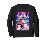 KPOP Demon Hunters Huntrix Neon Comic Anime Maglia a Manica