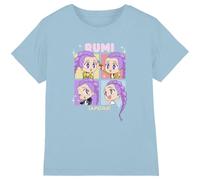 KPOP Demon Hunters - Huntrix Rumi Chibi Boxes Kids T Shirt, Light Blue, 7-8