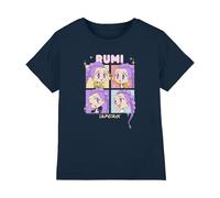 KPOP Demon Hunters - Huntrix Rumi Chibi Boxes Kids T Shirt, Navy, 3-4