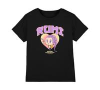 KPOP Demon Hunters - Huntrix Rumi Collegic Kids T Shirt, Black, 5-6