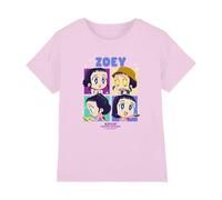 KPOP Demon Hunters - Huntrix Zoey Chibi Boes Kids T Shirt, Light Pink, 3-4