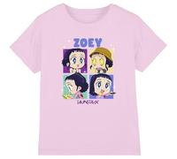 KPOP Demon Hunters - Huntrix Zoey Chibi Boes Kids T Shirt, Light Pink, 7-8