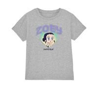 KPOP Demon Hunters - Huntrix Zoey Collegic Kids T Shirt, Heather Grey, 3-4
