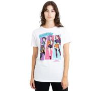 KPOP Demon Hunters Maglietta da Donna KPOP Demon Hunters Huntrix Anime Sketch, Bianco, S
