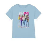 KPOP Demon Hunters - Saja Boys Boy Band Kids T Shirt, Light Blue, 5-6