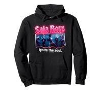 KPOP Demon Hunters Saja Boys Burning Photo Felpa con Cappuccio