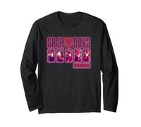 KPOP Demon Hunters Saja Boys Glowing Lights Group Maglia a Manica