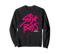 KPop Demon Hunters Saja Boys Pink Logo Felpa