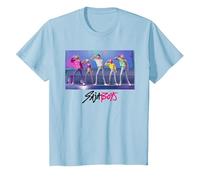 KPOP Demon Hunters Saja Boys Soda Pop Dance Maglietta, Bambini, Celeste, 8 Anni