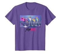 KPOP Demon Hunters Saja Boys Soda Pop Dance Maglietta, Bambini, Viola mélange, 4 Anni