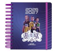Grupo Erik Diario Scuola 2026 2027 Elementari Kpop Demon Hunters - Agenda Giornaliera 2026 2027 per Scuola Medie, 11 Mesi | Diario Scolastico con Copertina Rigida e Divisori Illustrati (14 x 16 cm)