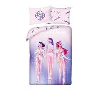 KPop Demon Hunters Set Federa Piumino Singolo 100% Cotone Reversibile Letto UE