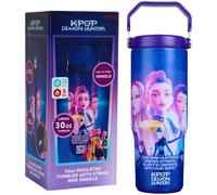 KPop Demon Hunters Ufficiale Bicchieri Termici 850ml, Borraccia Termica con Mani