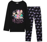 KPop Demon Hunters Ufficiale Huntrix Pigiama Bambina Adolescenti Set 5-14 Anni, Regalo Ragazza (7-8 Anni, Nero Huntrix)