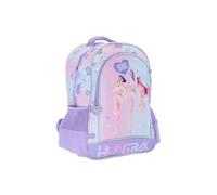 KPop Demon Hunters | Zaino | 2 scomparti | Viola 41 x 31 x 15 cm | Borsa scolastica ideale per adolescenti con grande volume di 19L per riporre facilmente quaderni e raccoglitori.