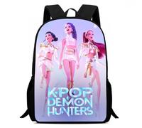 KPop Demon Hunters Zaino per la scuola - Anime, articolo per fan per bambini, grande scomparto, leggero e delicato sulla schiena, Stlye-10, 16Inch