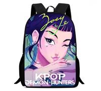 KPop Demon Hunters Zaino per la scuola - Anime, articolo per fan per bambini, grande scomparto, leggero e delicato sulla schiena, Stlye-3, 16Inch
