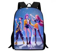 KPop Demon Hunters Zaino per la scuola - Anime, articolo per fan per bambini, grande scomparto, leggero e delicato sulla schiena, Stlye-12, 16Inch