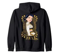 KPOP Demon Hunters Zoey Golden Frame Felpa con Cappuccio